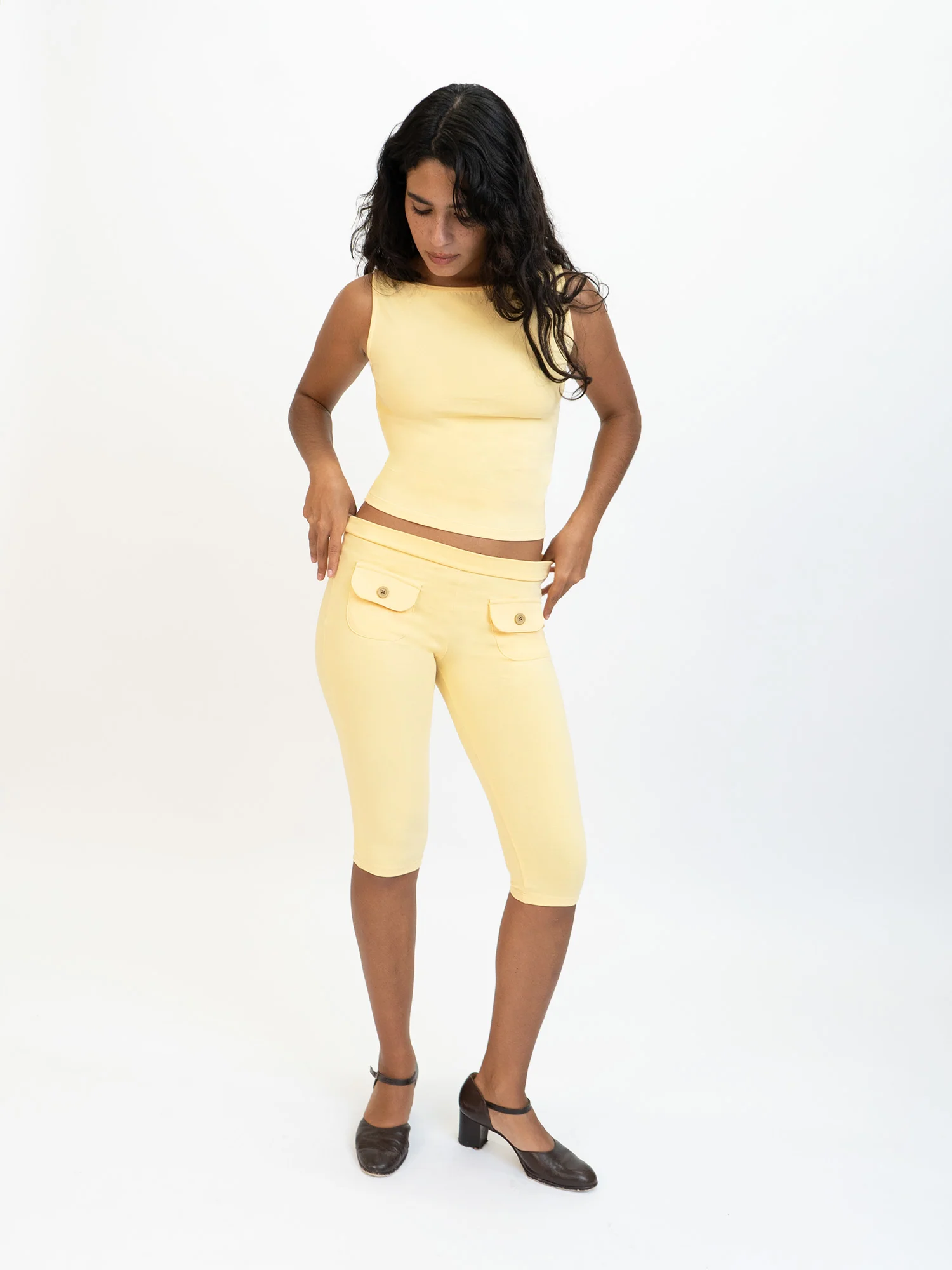 Button Capris - Image 17