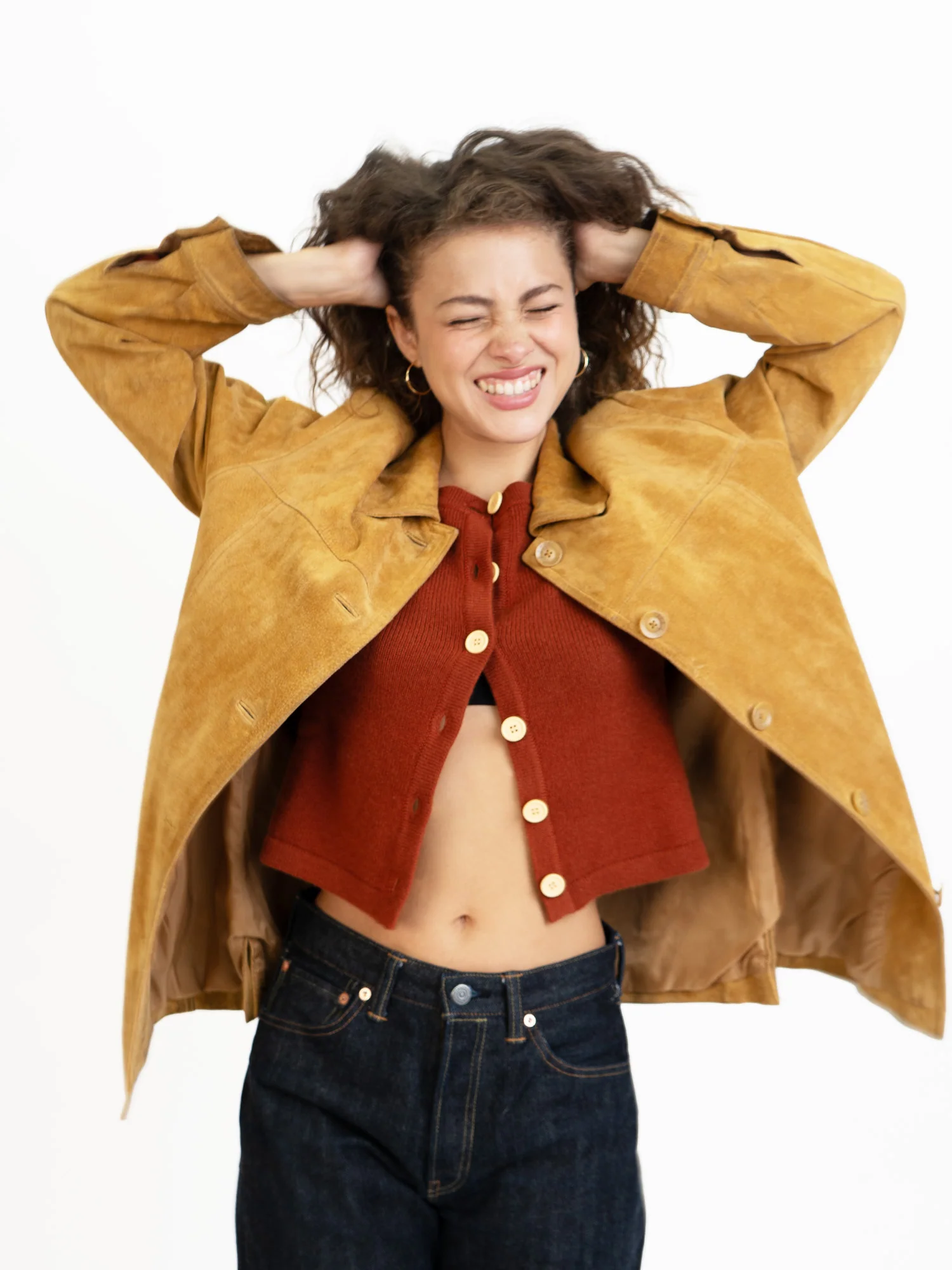 Long Sleeve Cashmere Cardigan - Image 18