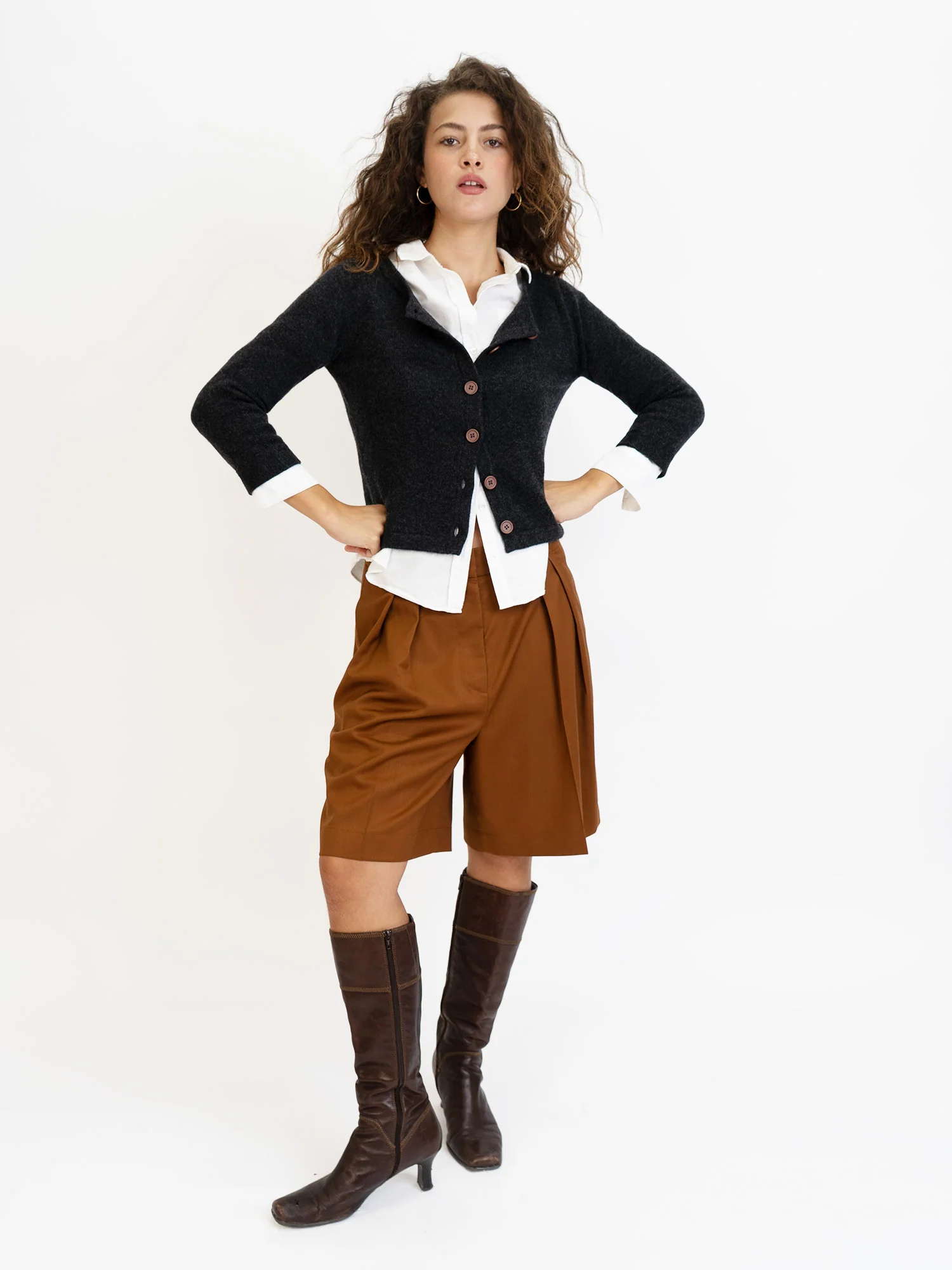 3/4 Sleeve Cashmere Cardigan - Image 14