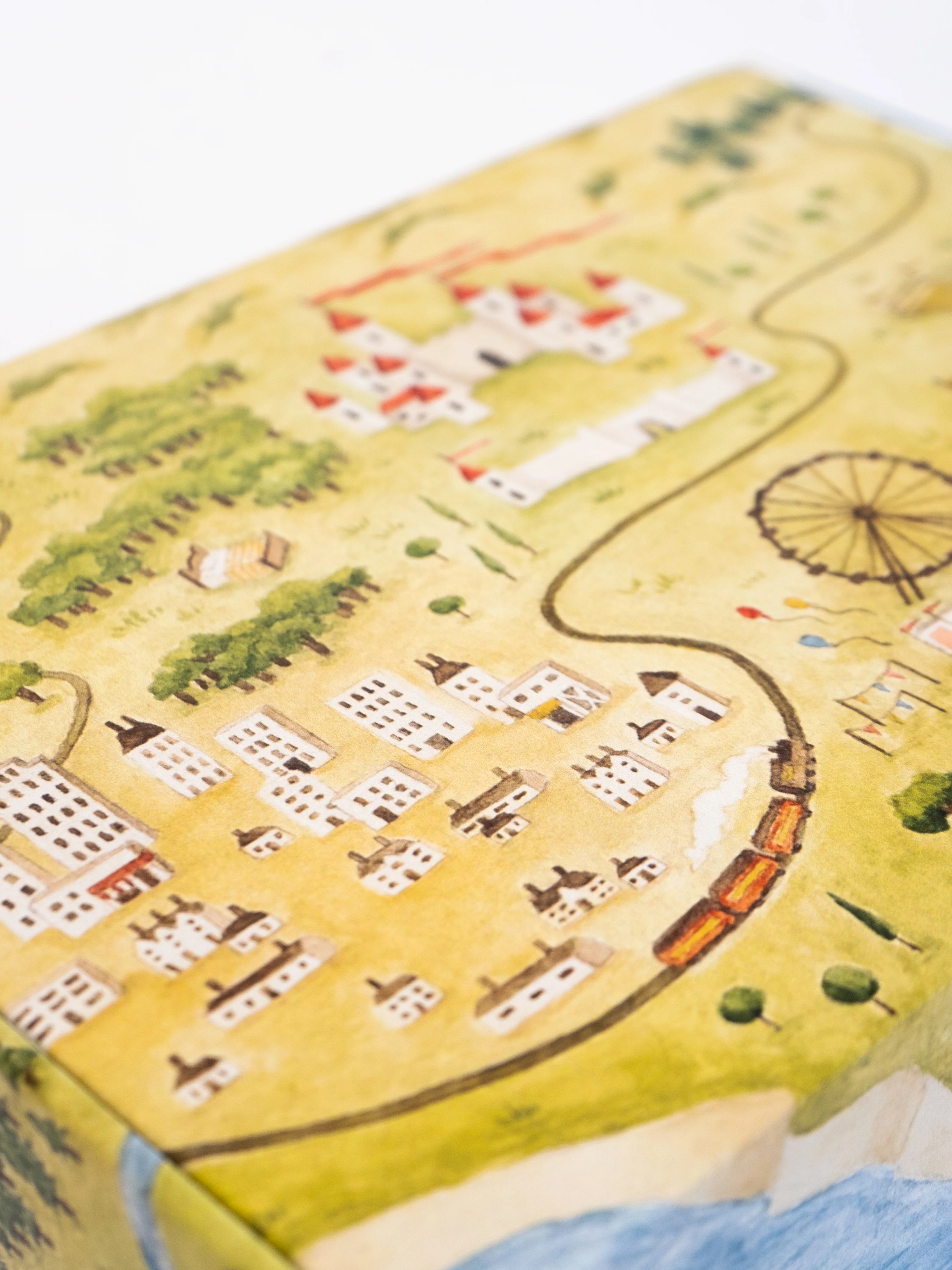 Hand Painted Oddli World Map Box - Image 3