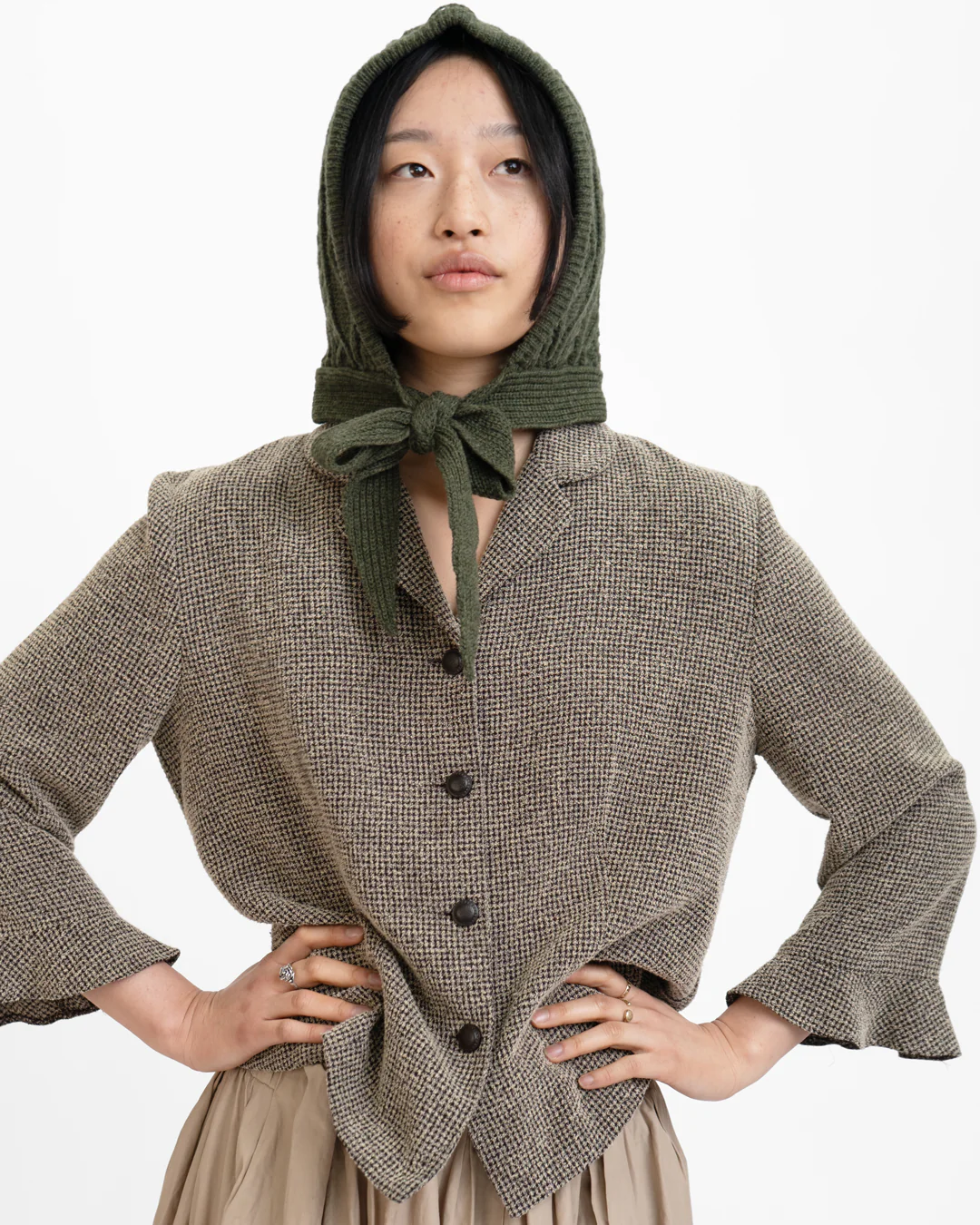 Cable Knit Bonnet - Image 8