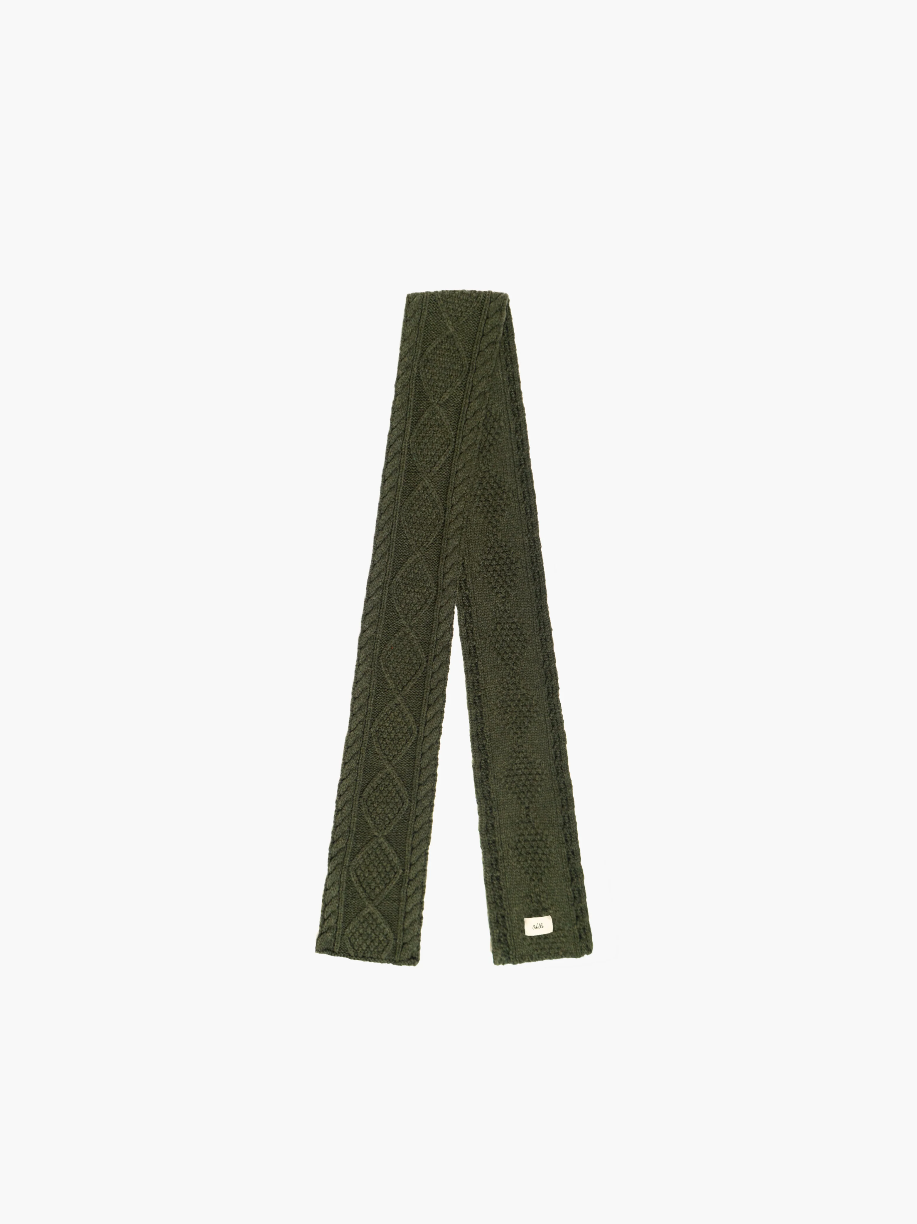 Cable Knit Skinny Scarf - Image 12