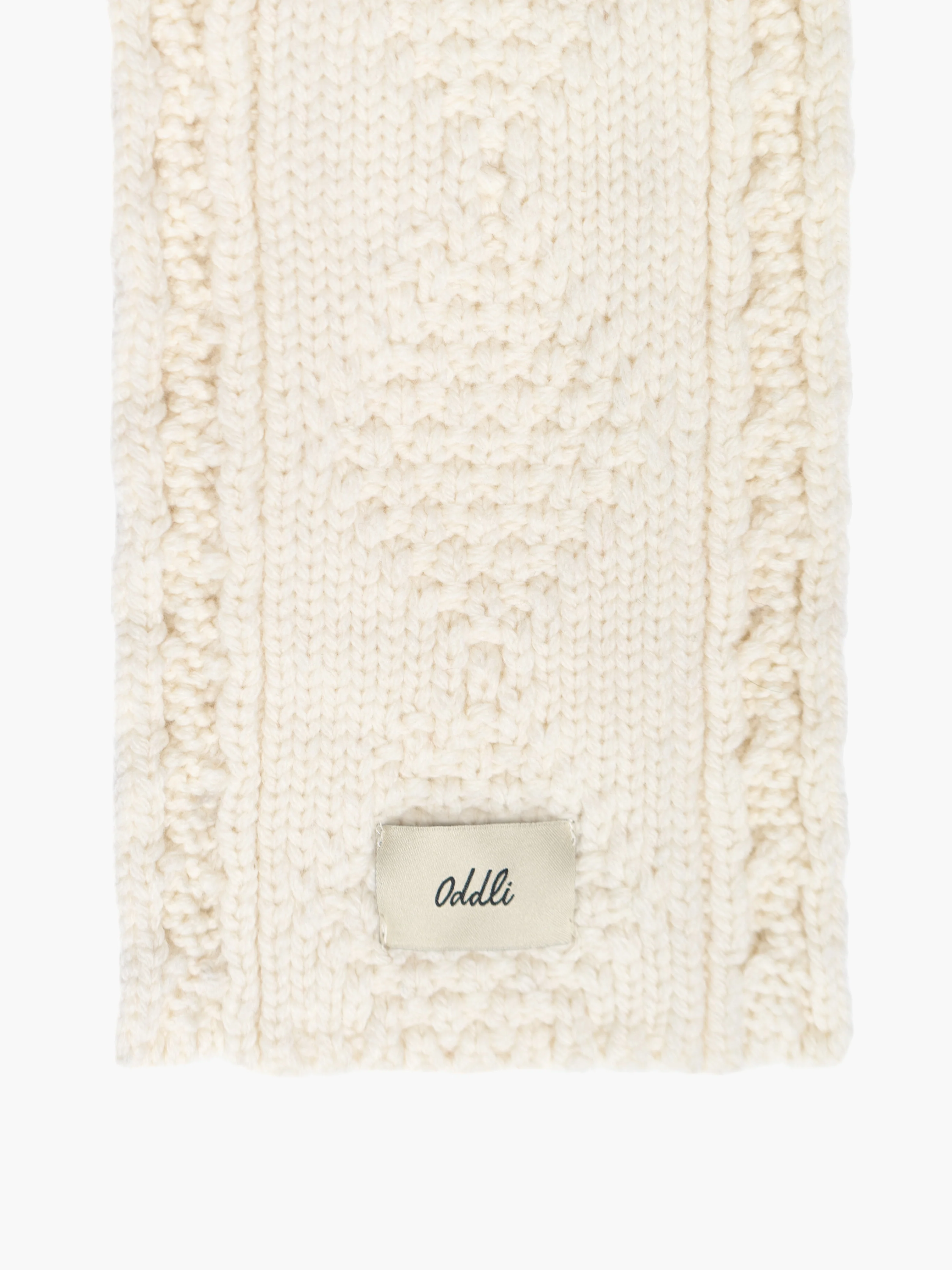 Cable Knit Skinny Scarf - Image 21