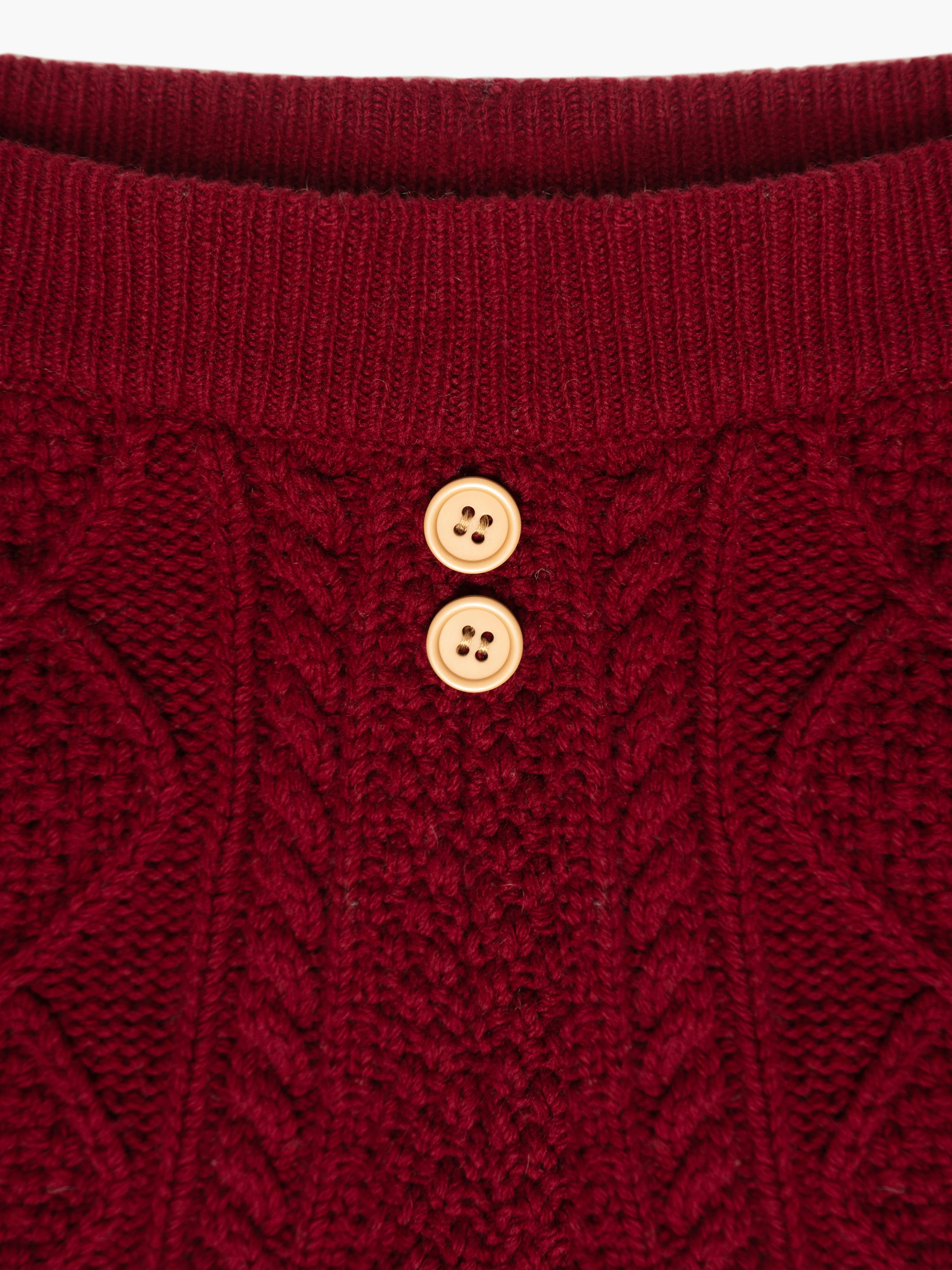 Cable Knit Mini Shorts - Image 3