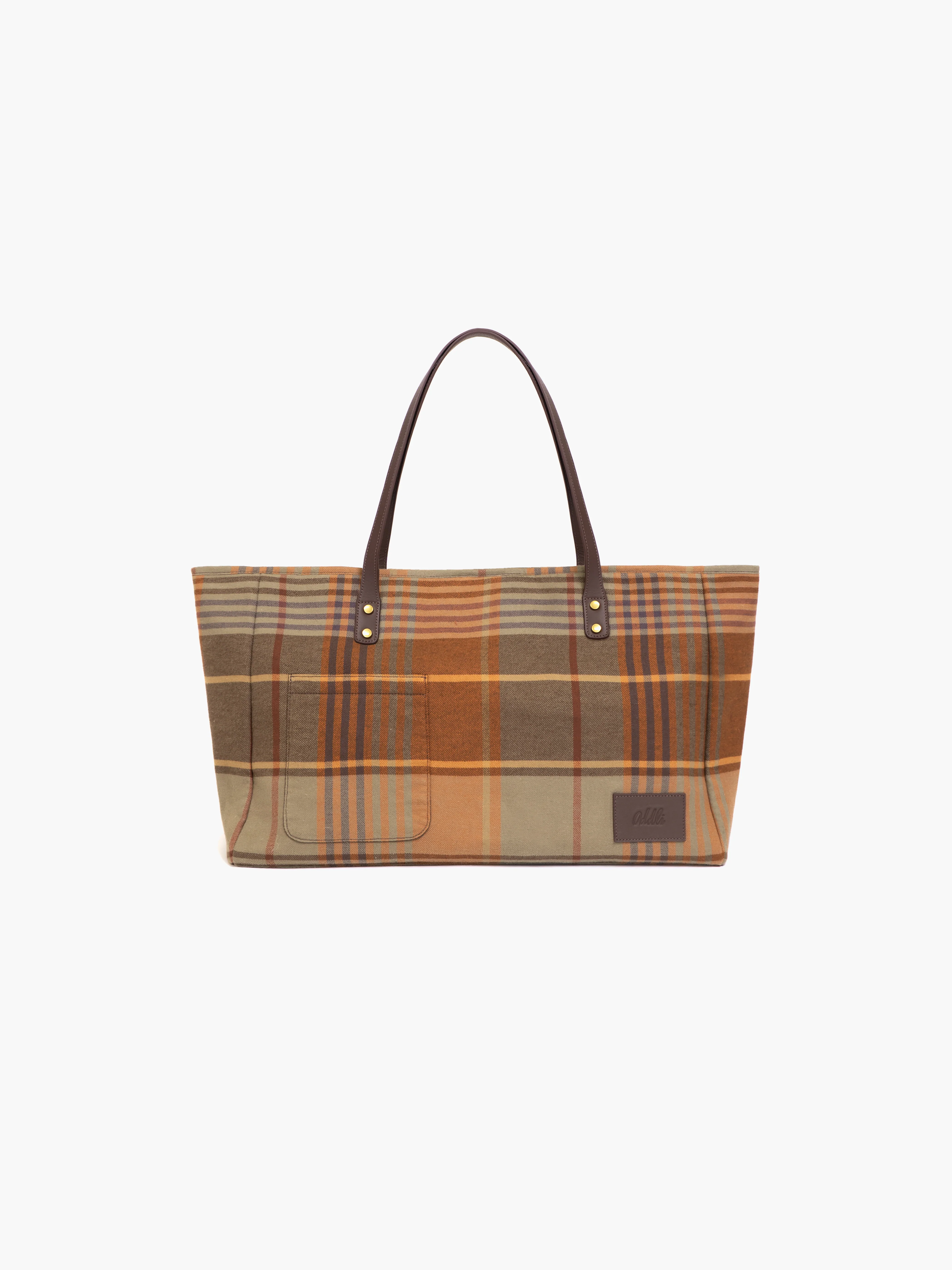 Large Plaid Bag - Image 5