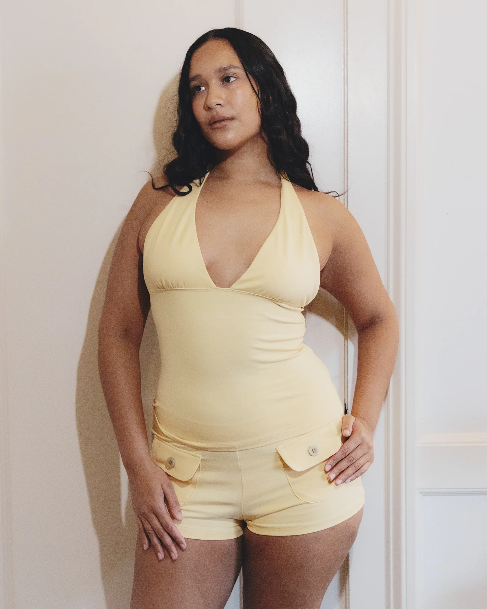 Button Mini Shorts - Image 16