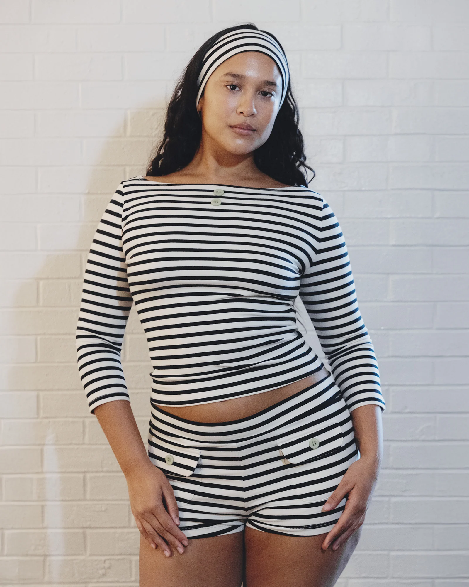 Button Mini Shorts - Image 4