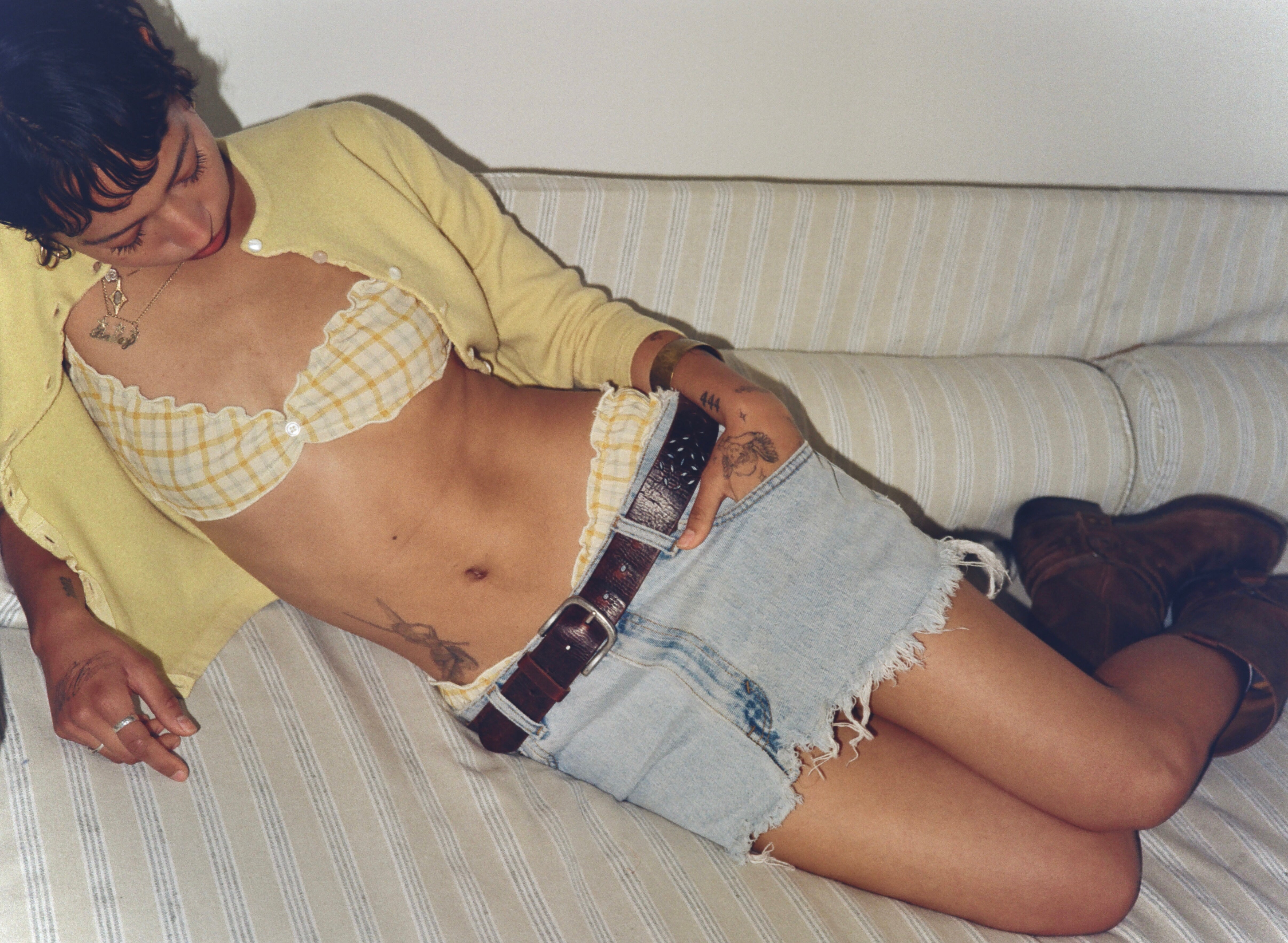 Oddli Plaid Bralette - Image 12