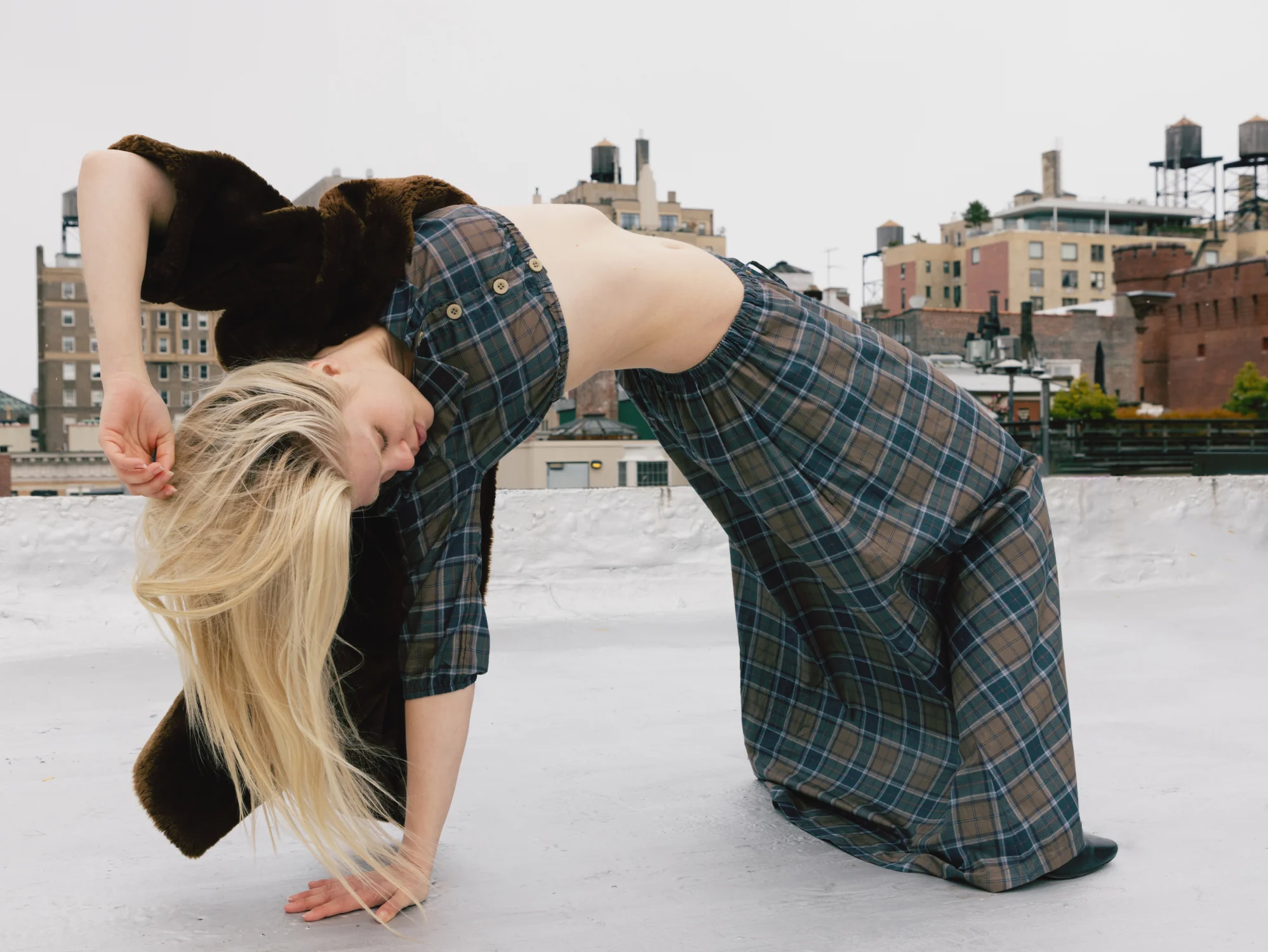 Plaid Maxi Skirt - Image 4