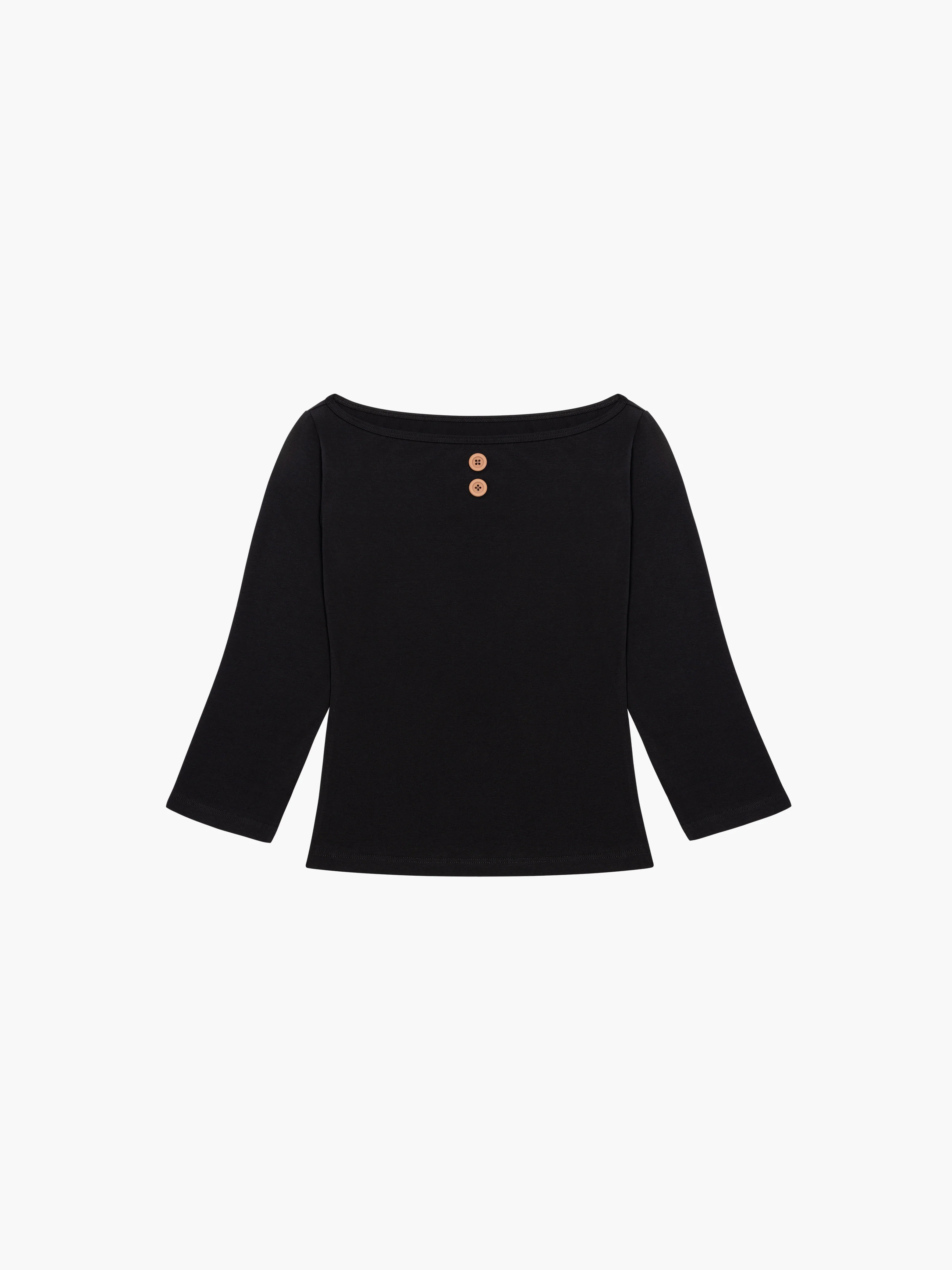 3/4 Sleeve Boat Neck Top - Image 11