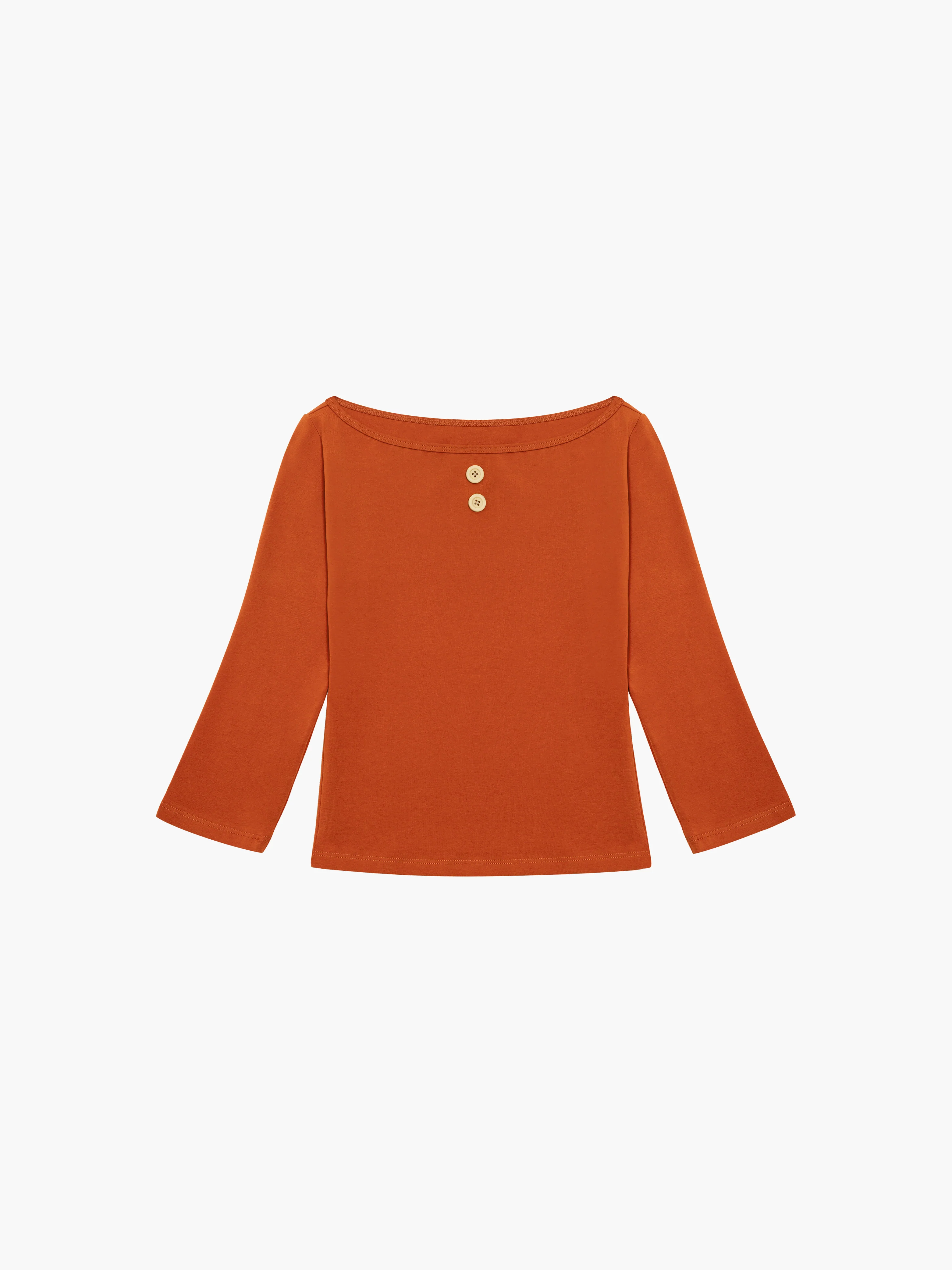3/4 Sleeve Boat Neck Top - Image 14