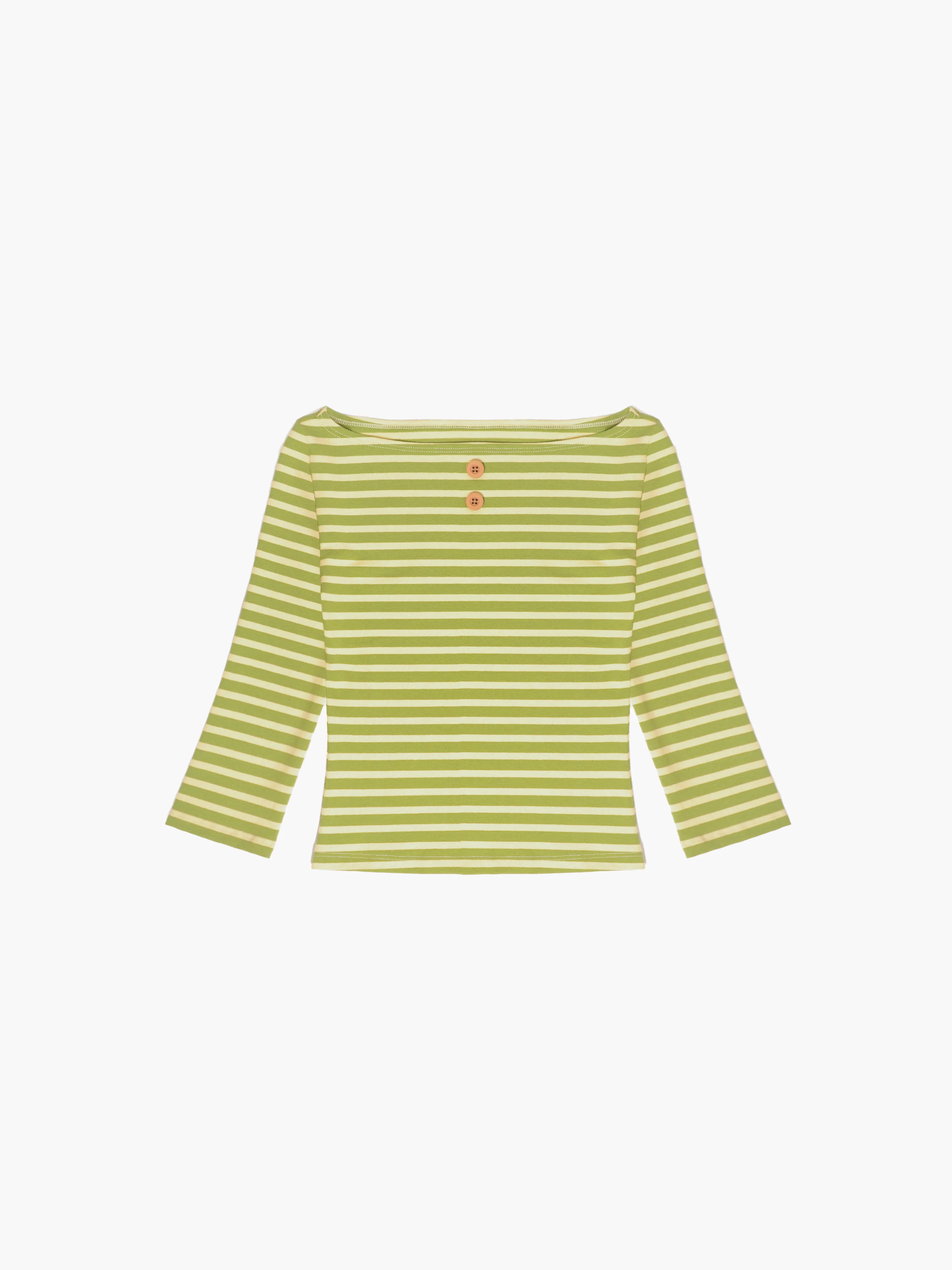 3/4 Sleeve Boat Neck Top - Image 5