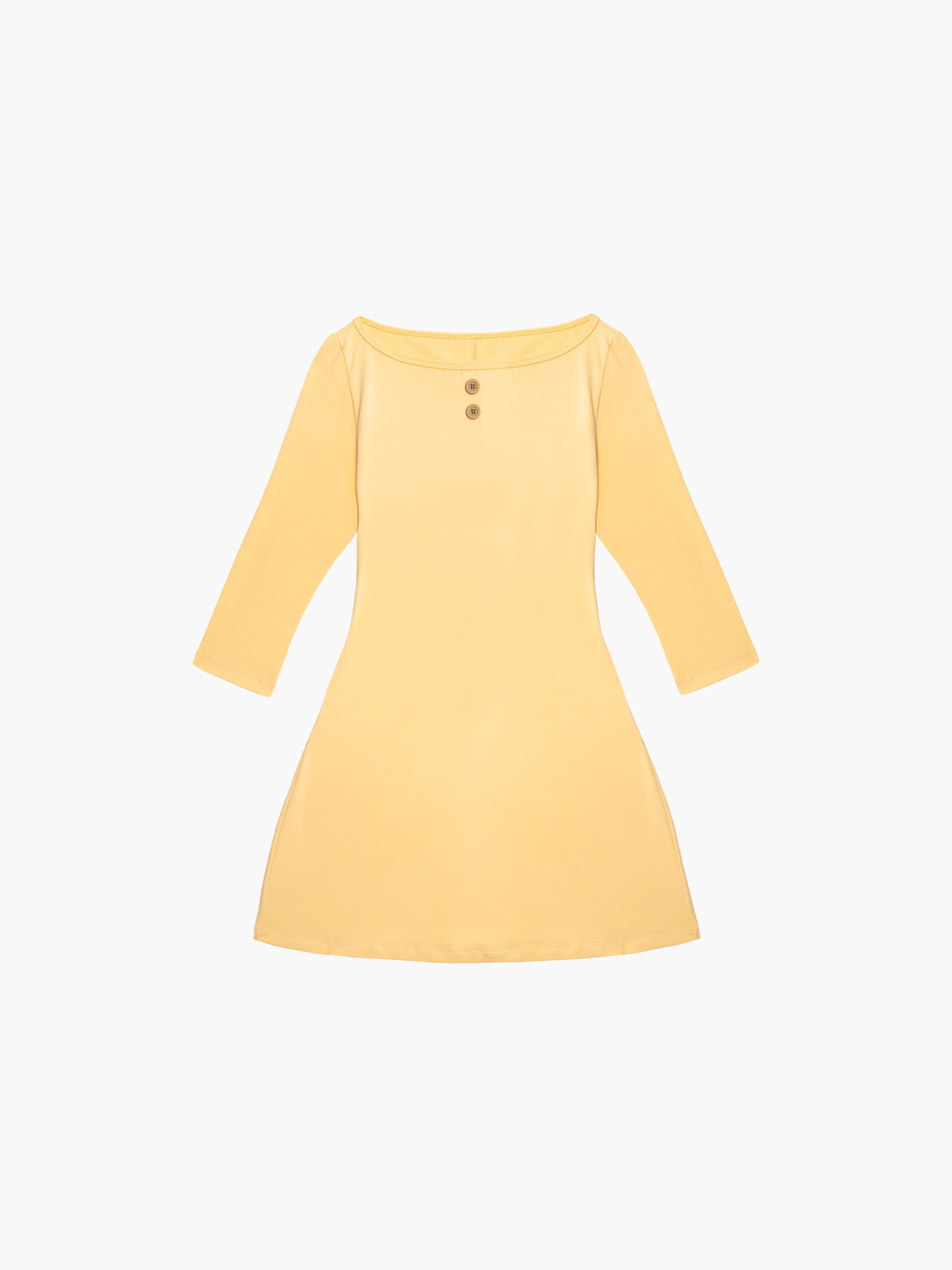 3/4 Sleeve Boat Neck Dress - Image 7